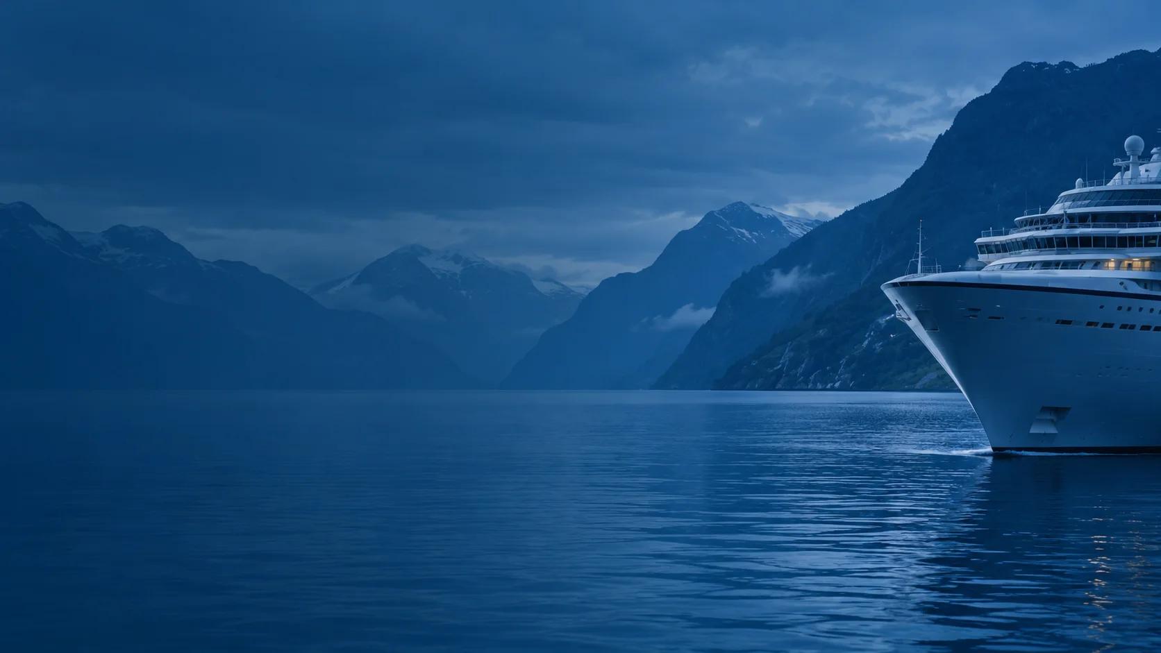 Reisemotiv eines Kreuzfahrthafens