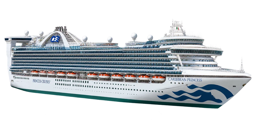 Illustrative Schiffsdarstellung der Caribbean Princess