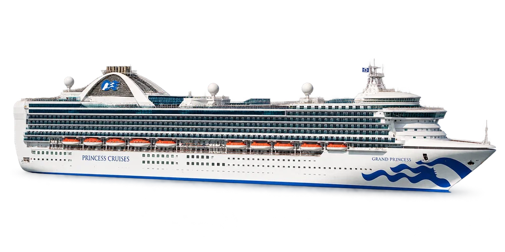 Illustrative Schiffsdarstellung der Grand Princess