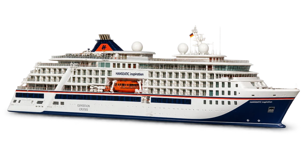 Illustrative Schiffsdarstellung der HANSEATIC inspiration