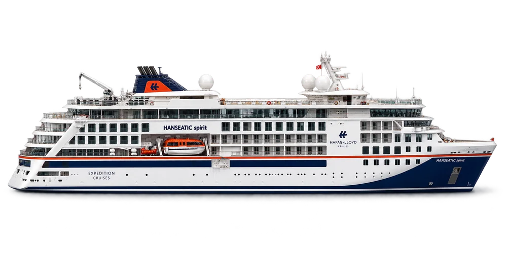 Illustrative Schiffsdarstellung der HANSEATIC spirit