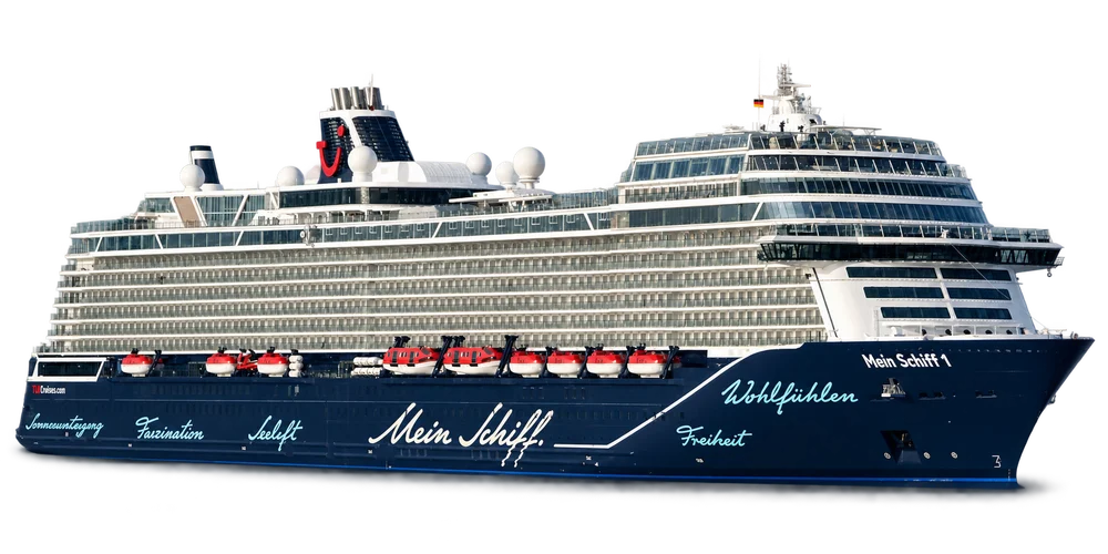 Illustrative Schiffsdarstellung der Mein Schiff 1