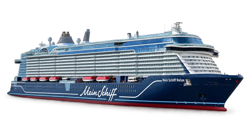 Illustrative Schiffsdarstellung der Mein Schiff Relax