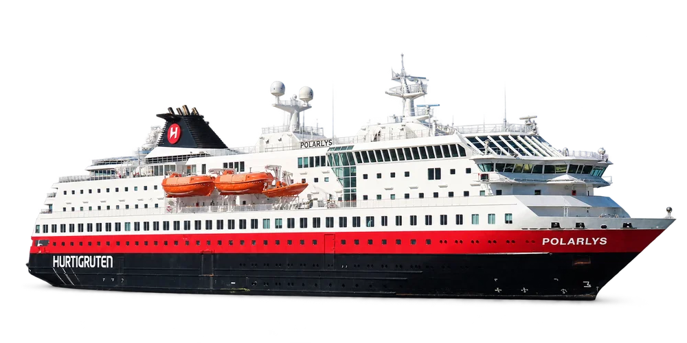 Illustrative Schiffsdarstellung der MS Polarlys
