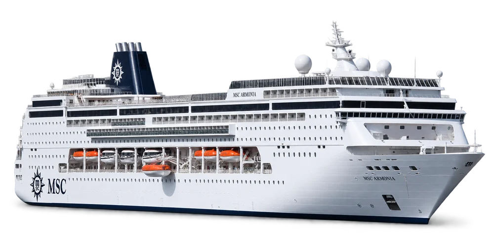 Illustrative Schiffsdarstellung der MSC Armonia