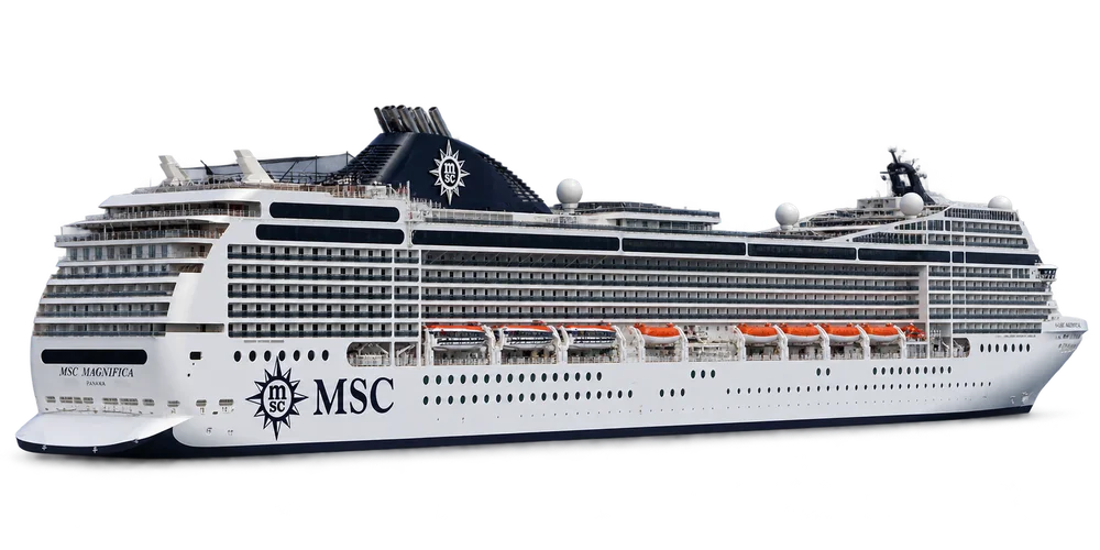 Illustrative Schiffsdarstellung der MSC Magnifica