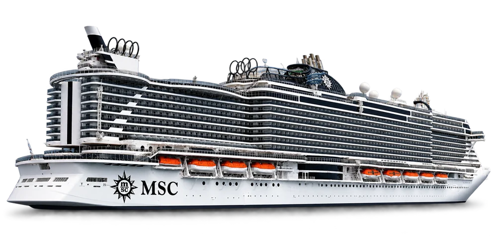 Illustrative Schiffsdarstellung der MSC Seaside