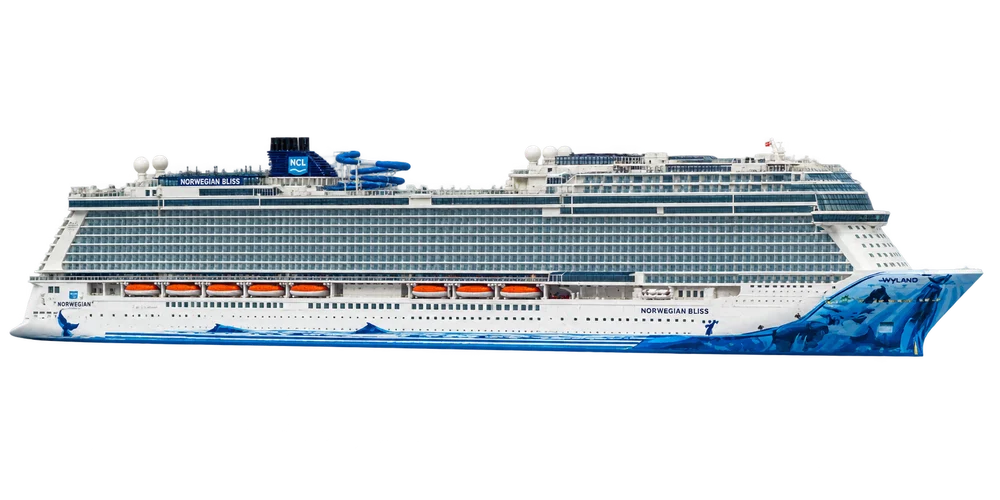 Illustrative Schiffsdarstellung der Norwegian Bliss