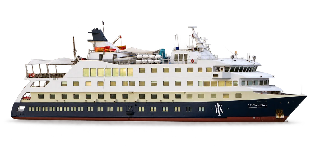Illustrative Schiffsdarstellung der MS Santa Cruz II