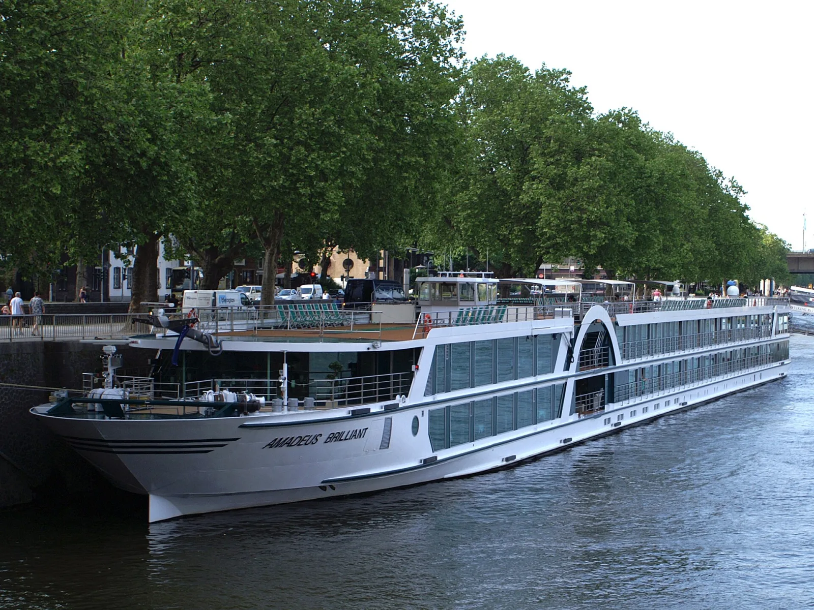 Außenansicht des Flusskreuzfahrtschiffs AMADEUS Brilliant.