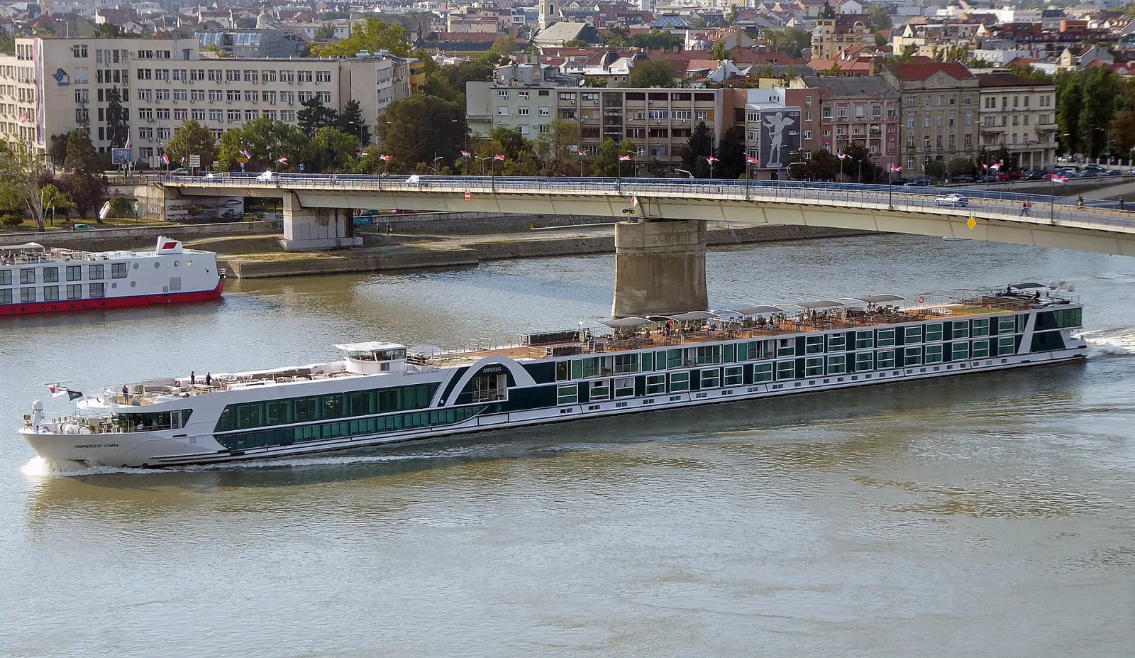 Außenansicht des Flusskreuzfahrtschiffs AMADEUS Cara.