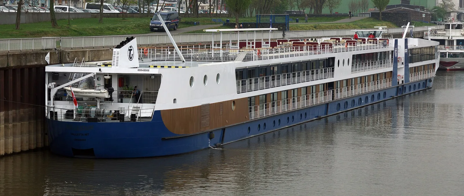Außenansicht des Flusskreuzfahrtschiffs BELLEJOUR.